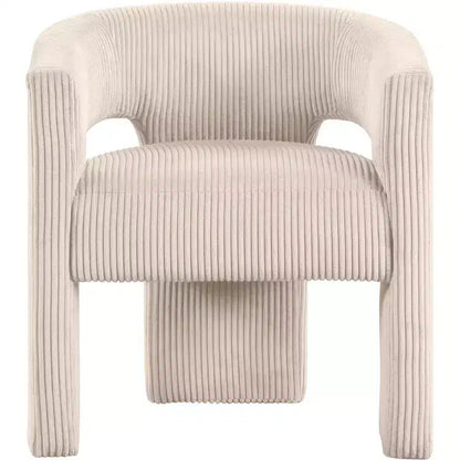 Meridian Furniture,Riz Corduroy Fabric Accent/Dining Chair