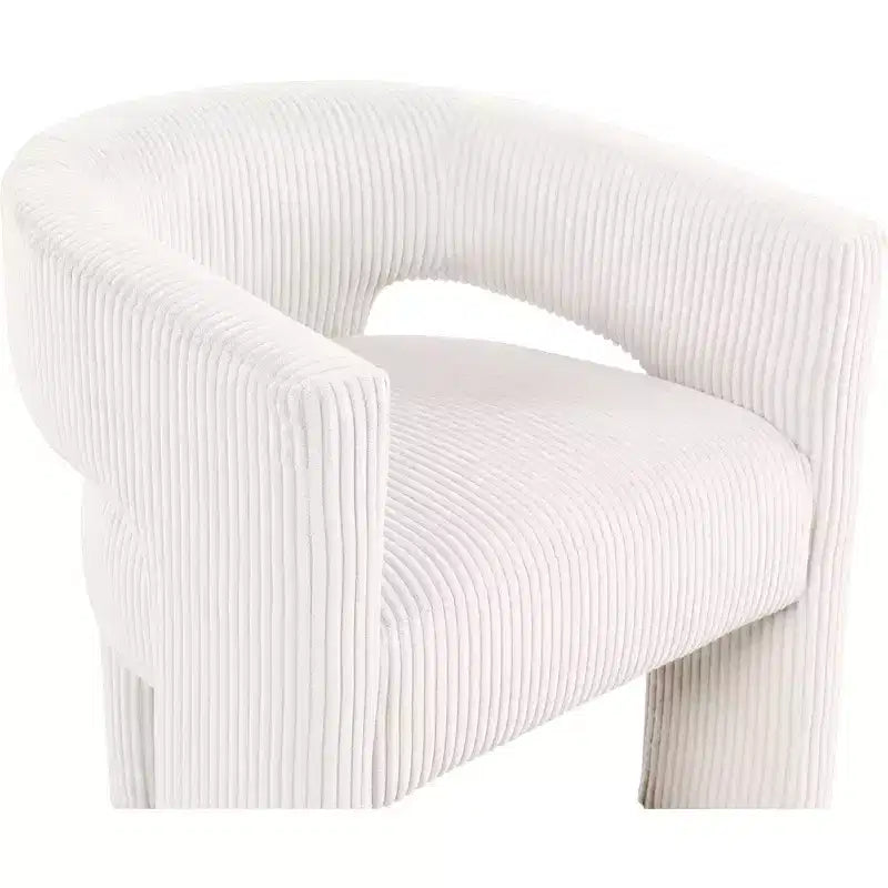 Meridian Furniture,Riz Corduroy Fabric Accent/Dining Chair