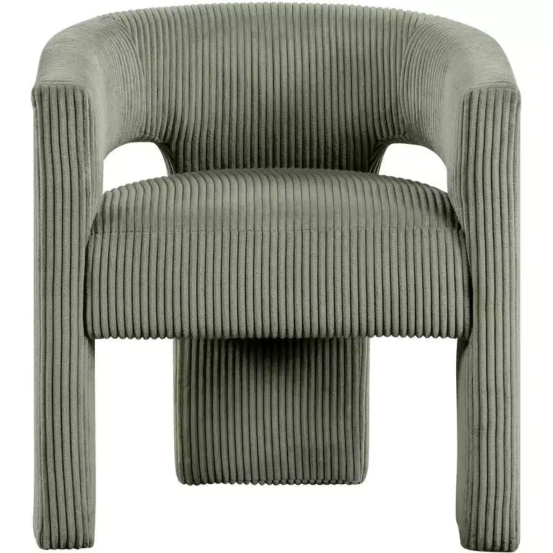 Meridian Furniture,Riz Corduroy Fabric Accent/Dining Chair