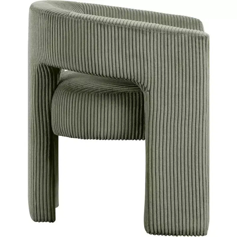 Meridian Furniture,Riz Corduroy Fabric Accent/Dining Chair