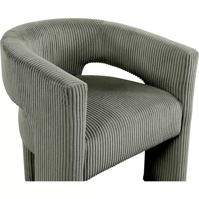 Meridian Furniture,Riz Corduroy Fabric Accent/Dining Chair