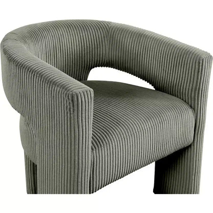 Meridian Furniture,Riz Corduroy Fabric Accent/Dining Chair