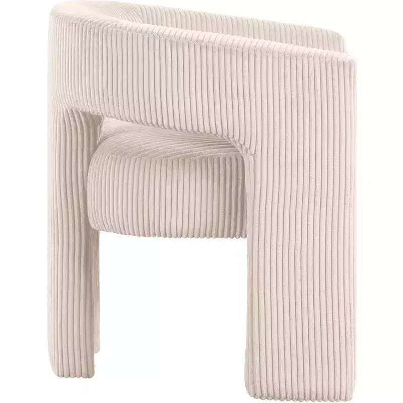 Meridian Furniture,Riz Corduroy Fabric Accent/Dining Chair