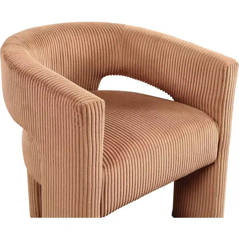 Meridian Furniture,Riz Corduroy Fabric Accent/Dining Chair
