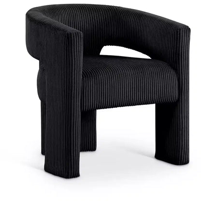 Meridian Furniture,Riz Corduroy Fabric Accent/Dining Chair