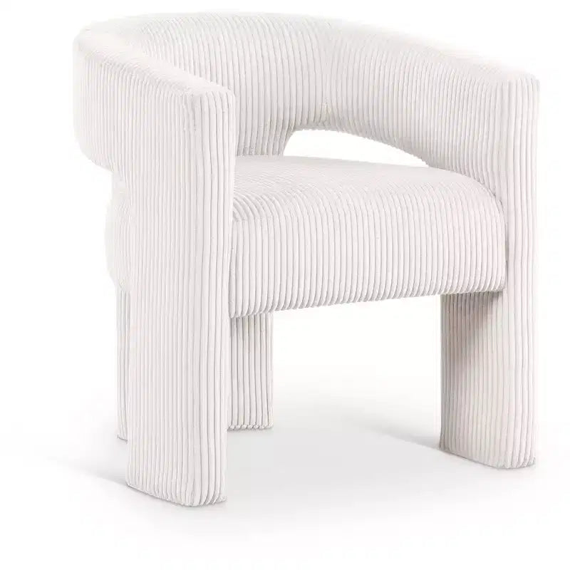 Meridian Furniture,Riz Corduroy Fabric Accent/Dining Chair
