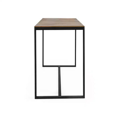 Christopher Knight Home Elkhart Outdoor Modern Industrial Acacia Wood 5 Piece Bar Set