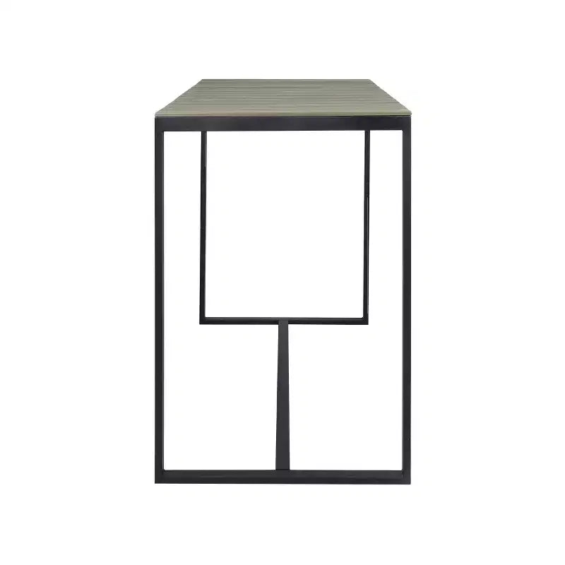 Christopher Knight Home Elkhart Outdoor Modern Industrial Acacia Wood 5 Piece Bar Set