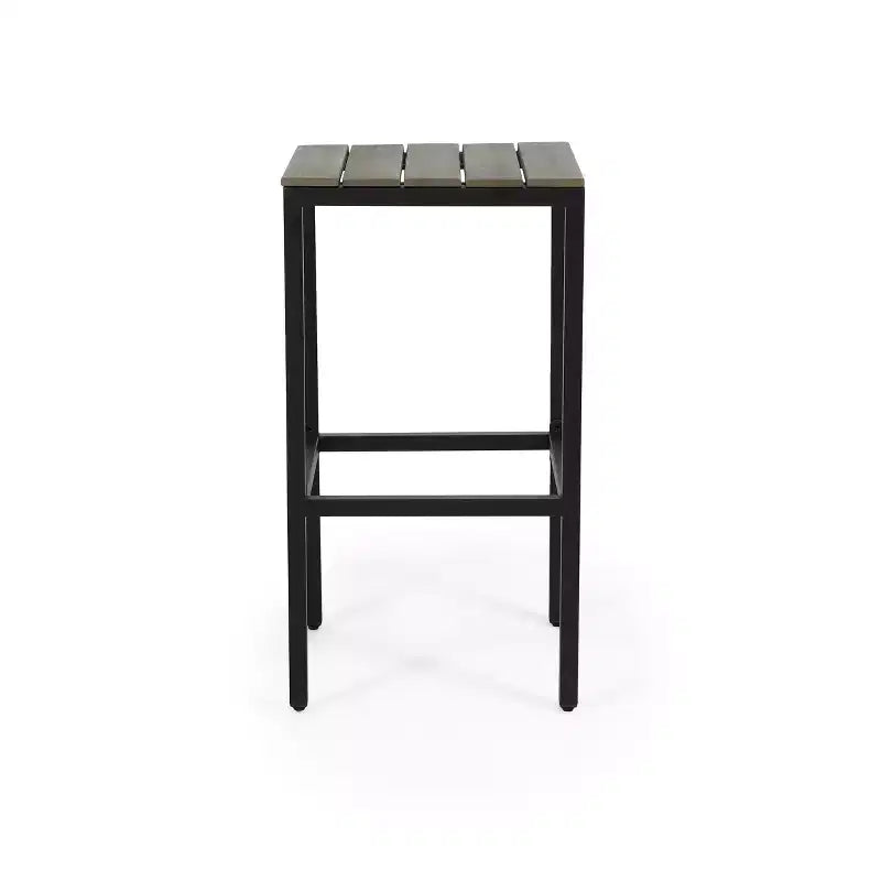 Christopher Knight Home Elkhart Outdoor Modern Industrial Acacia Wood 5 Piece Bar Set