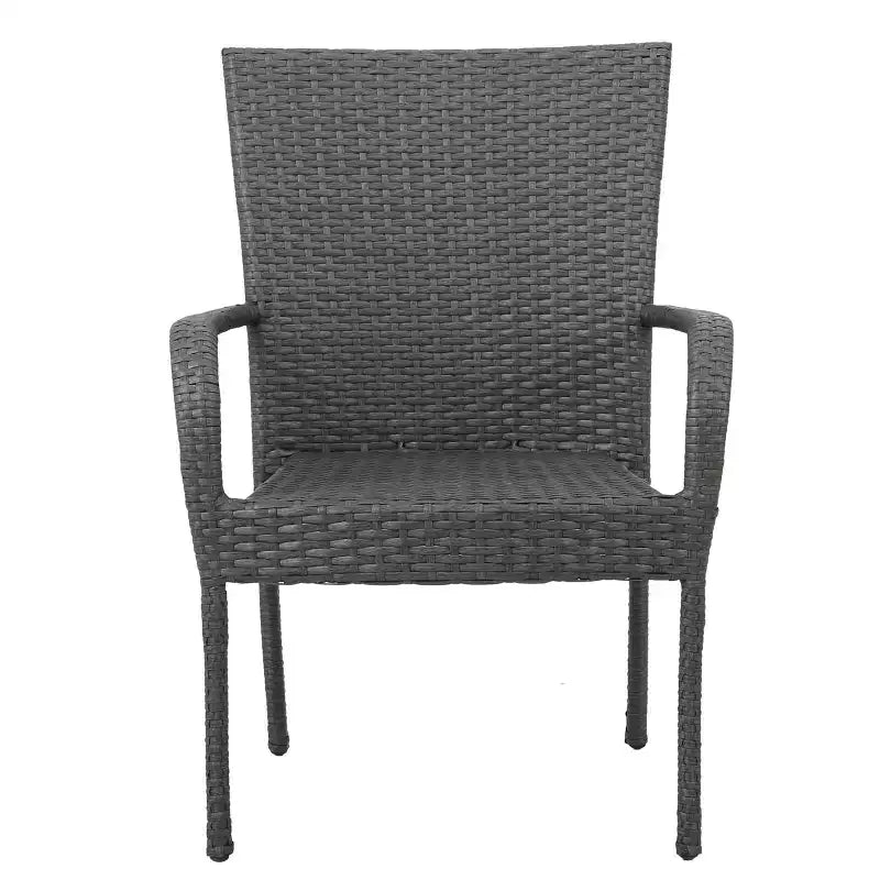 Christopher Knight Home Lagen Outdoor Acacia Wood and Wicker 5 Piece Dining Set