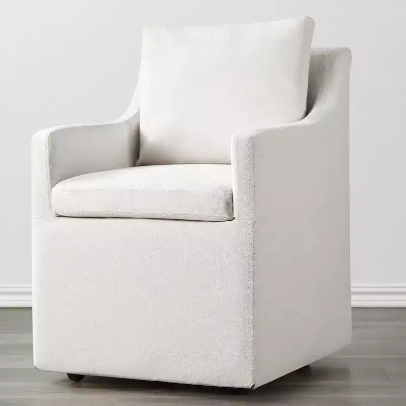 Spruce&Spring Dining Arm Chairs with Casters & Storage