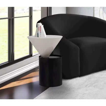 Meridian Furniture,Damon White End Table