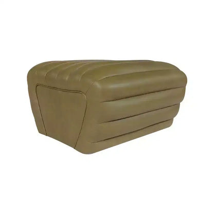Pouf Meridian Furniture, modèle Vega en similicuir