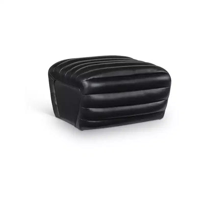 Meridian Furniture,Vega Vegan Leather Ottoman