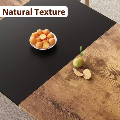 78.7 Inch Long Kitchen Table for 6-8, Large Rectangular Dinner Tables, Industrial Indoor Restaurant Tables with Sturdy Metal Frame(Only Table)