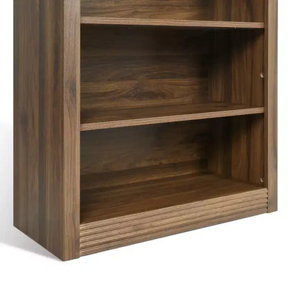 Vatros Small Black Bookcase Arched Bookshelf