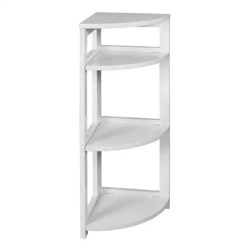 Regency,Flip Flop 34 High Corner Folding Bookcase- White