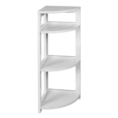 Regency,Flip Flop 34 High Corner Folding Bookcase- White