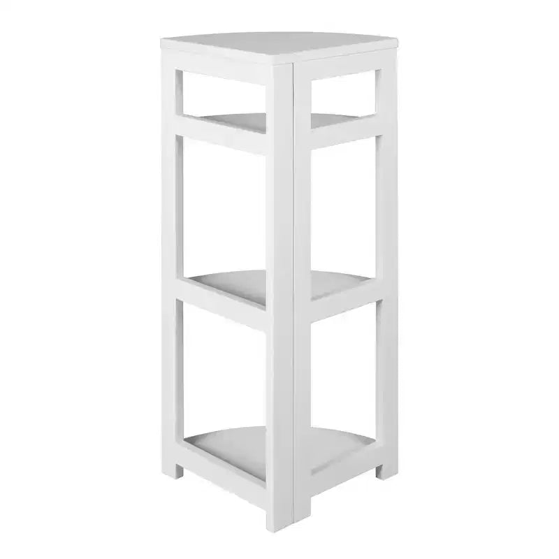Regency,Flip Flop 34 High Corner Folding Bookcase- White