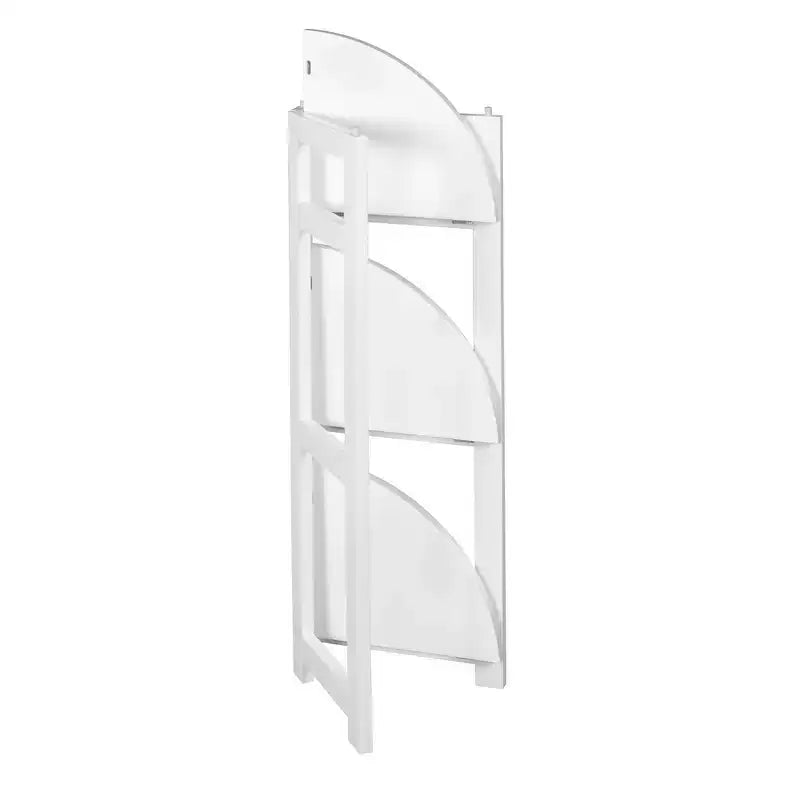 Regency,Flip Flop 34 High Corner Folding Bookcase- White