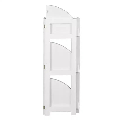 Regency,Flip Flop 34 High Corner Folding Bookcase- White