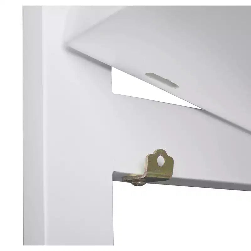 Regency,Flip Flop 34 High Corner Folding Bookcase- White