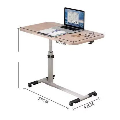 Table d'appoint TROPOW avec roulettes, table pour ordinateur portable, réglable en hauteur, table pour ordinateur, table pour PC