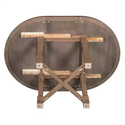 GDFStudio Judith 5 Piece Dining Set with Extendable Round Table and Upholstered Chairs