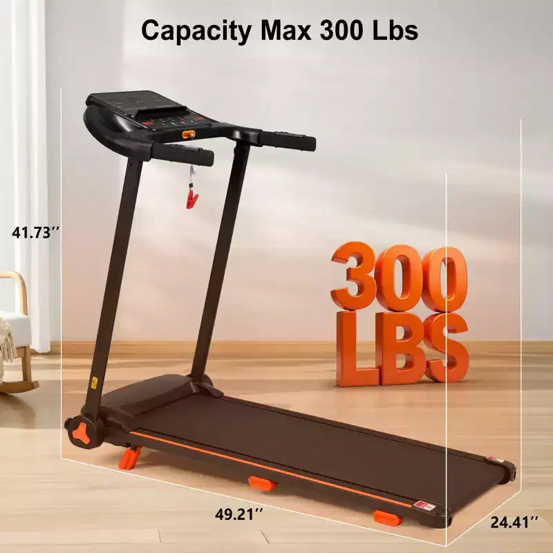 Whisen Home Folding Exercise Machine with Cushioned Platform