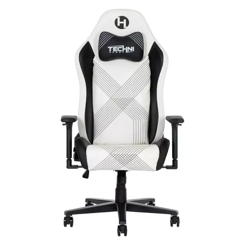 Chaise de jeu Techni Sport RTA-TS68C-WHT Comfort Edge, blanche
