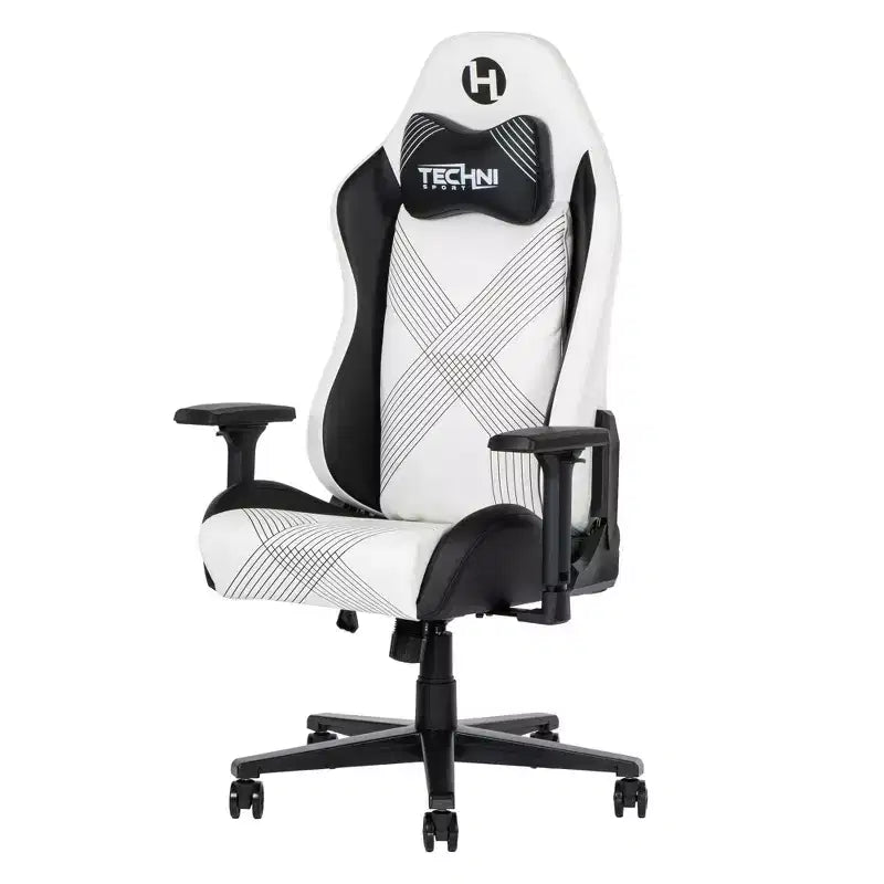Chaise de jeu Techni Sport RTA-TS68C-WHT Comfort Edge, blanche