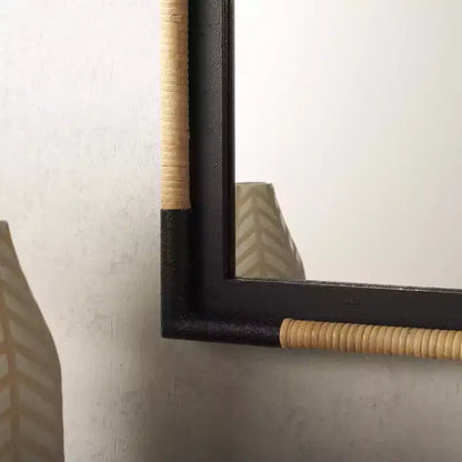 Renah Mirror - 23.6 x 36.02 - MRR9016 - Natural/Black - Safavieh