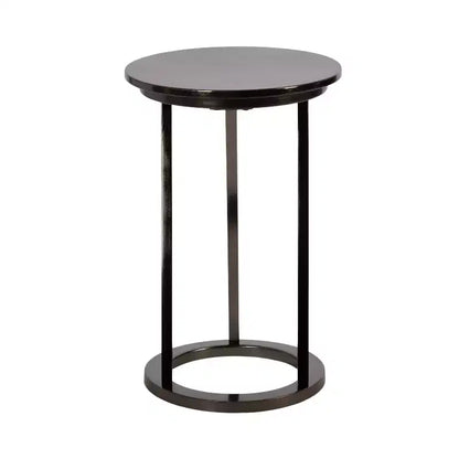 Kate and Laurel Aja Round Metal Side Table