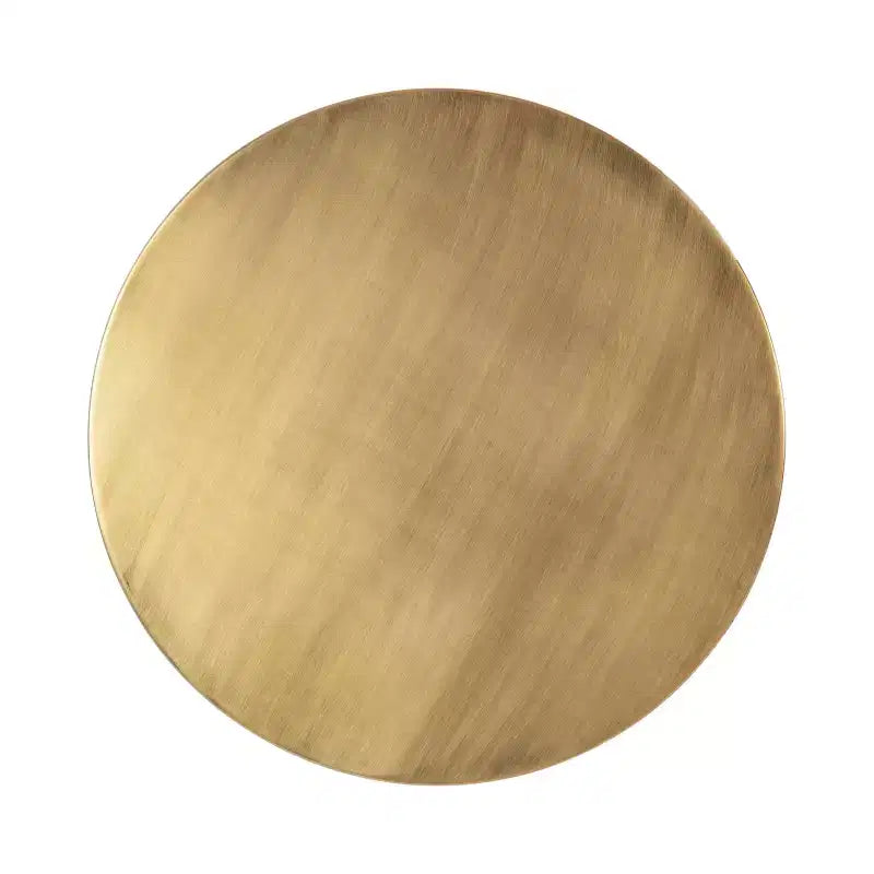 Kate and Laurel Aja Round Metal Side Table
