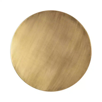 Kate and Laurel Aja Round Metal Side Table