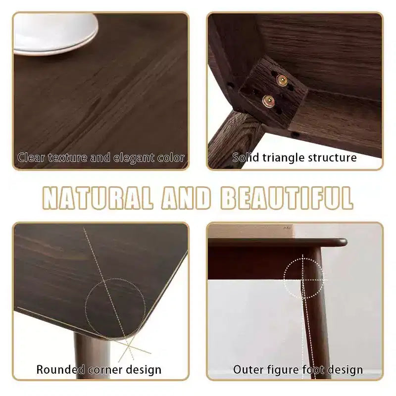 FDW Dining Table Kitchen Table 47 Dining Room Table Small Kitchen Table for Small Spaces Table Modern Home Furniture Dinner Table Rectangular