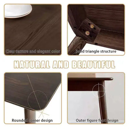 FDW Dining Table Kitchen Table 47 Dining Room Table Small Kitchen Table for Small Spaces Table Modern Home Furniture Dinner Table Rectangular