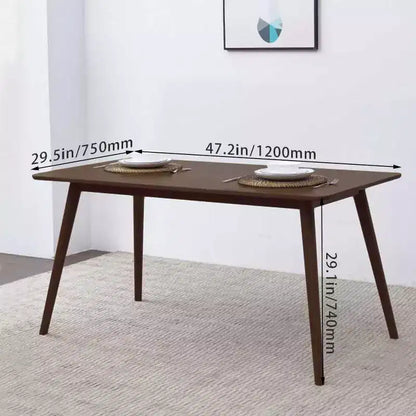 FDW Dining Table Kitchen Table 47 Dining Room Table Small Kitchen Table for Small Spaces Table Modern Home Furniture Dinner Table Rectangular