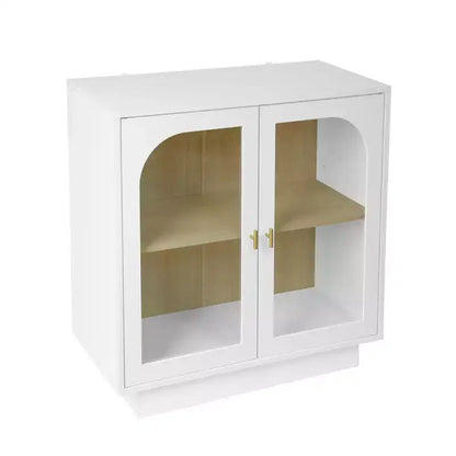 Meuble de rangement moderne Veatch de GDFStudio avec portes en acrylique et étagère réglable
