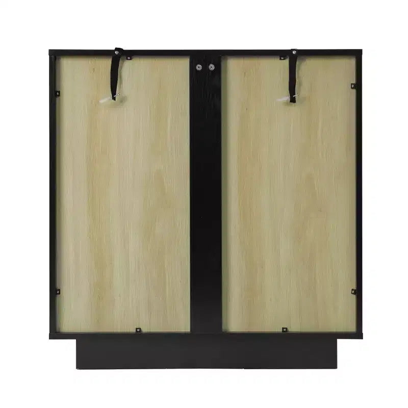 Meuble de rangement moderne Veatch de GDFStudio avec portes en acrylique et étagère réglable