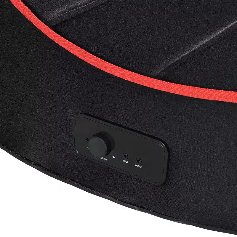 Chaise de jeu pliable GDFStudio Claudia Bluetooth avec haut-parleurs intégrés