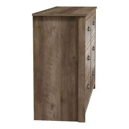 Commode à 6 tiroirs Galano Geodarno (interverrouillage) - Chêne noueux
