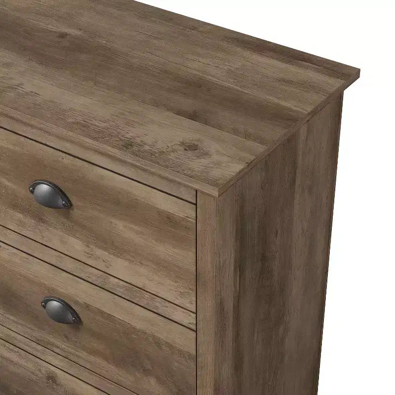 Commode à 6 tiroirs Galano Geodarno (interverrouillage) - Chêne noueux