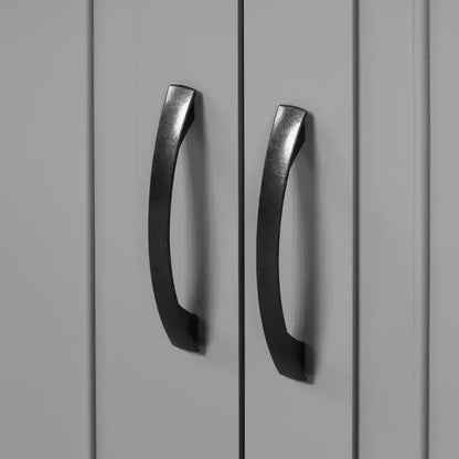 Okak Storage Cabinet, Tall Cabinet with 4 Doors,1 Drawer and Adjustable Shelf, Cabinet for Lving Room, Office