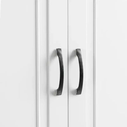 Okak Storage Cabinet, Tall Cabinet with 4 Doors,1 Drawer and Adjustable Shelf, Cabinet for Lving Room, Office