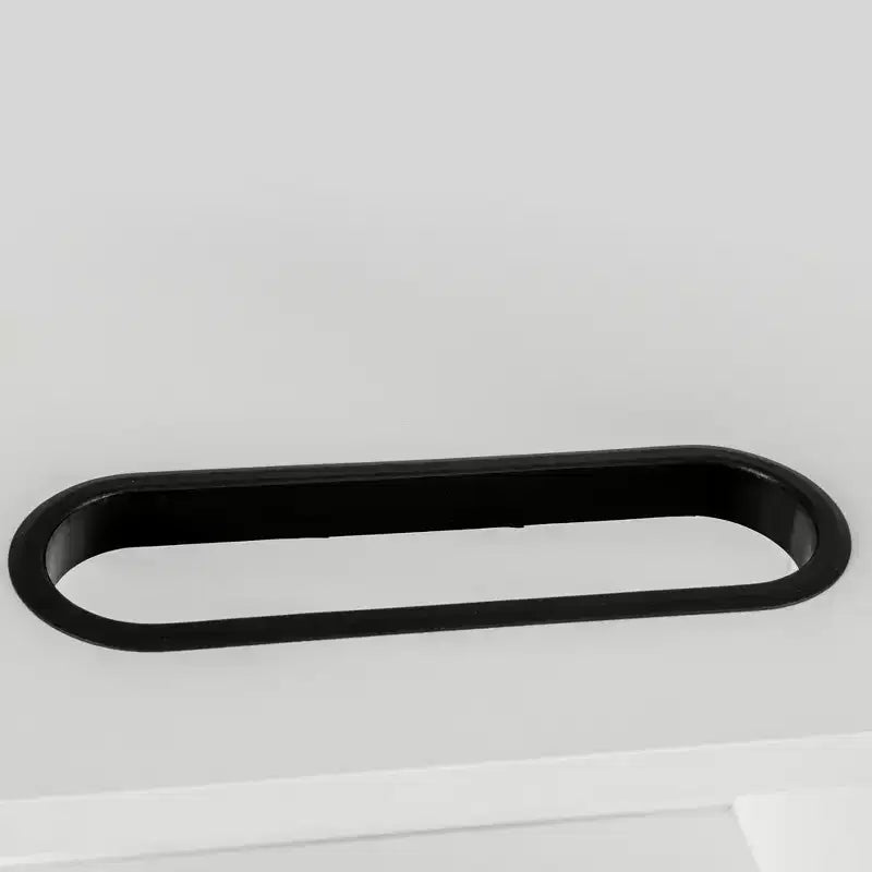 Meuble miroir de salle de bain moderne Samuel GDFStudio de 80 cm avec fente pour mouchoirs, 2 portes et étagère réglable
