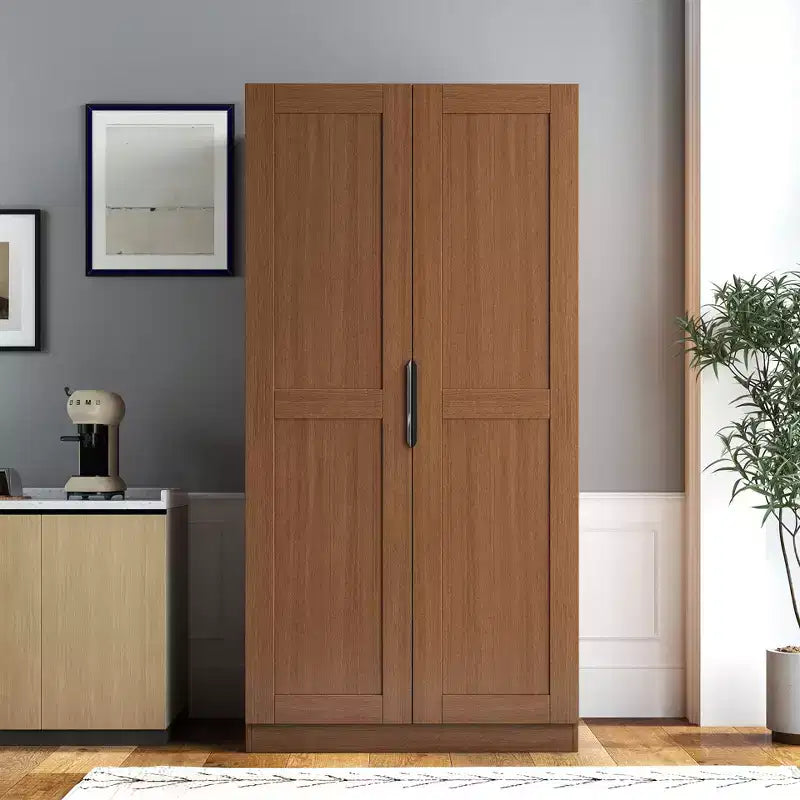 GDFStudio Helene Modern 62.99'' Tall Kitchen Pantry Carbinet with 2 Doors and Shelves