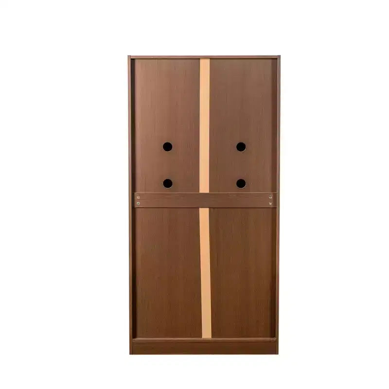 GDFStudio Helene Armoire de Cuisine Haute et Moderne de 160 cm avec 2 Portes et Étagères