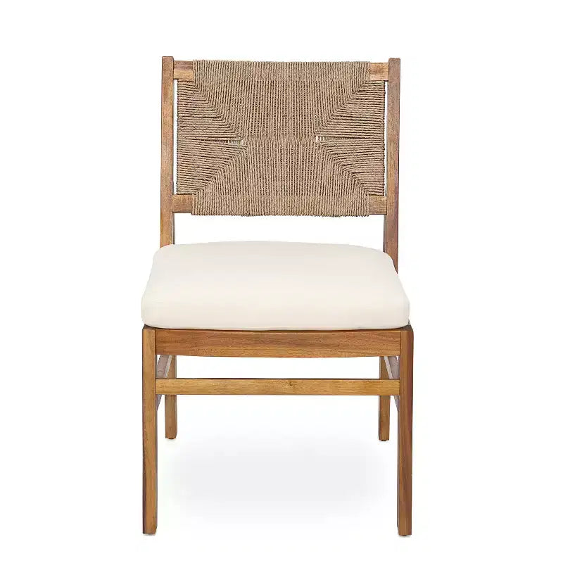 Christopher Knight Home Elara 3-Piece Patio Rustic Wood Dining Set with Wicker Woven Chairs