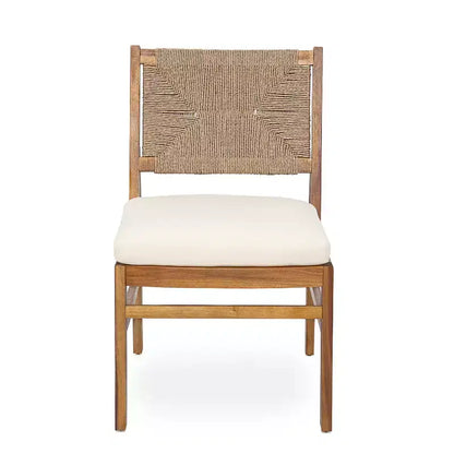 Christopher Knight Home Elara 3-Piece Patio Rustic Wood Dining Set with Wicker Woven Chairs